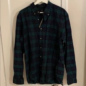 JCREW Men’s Oxford Large Slim Fit Flannel